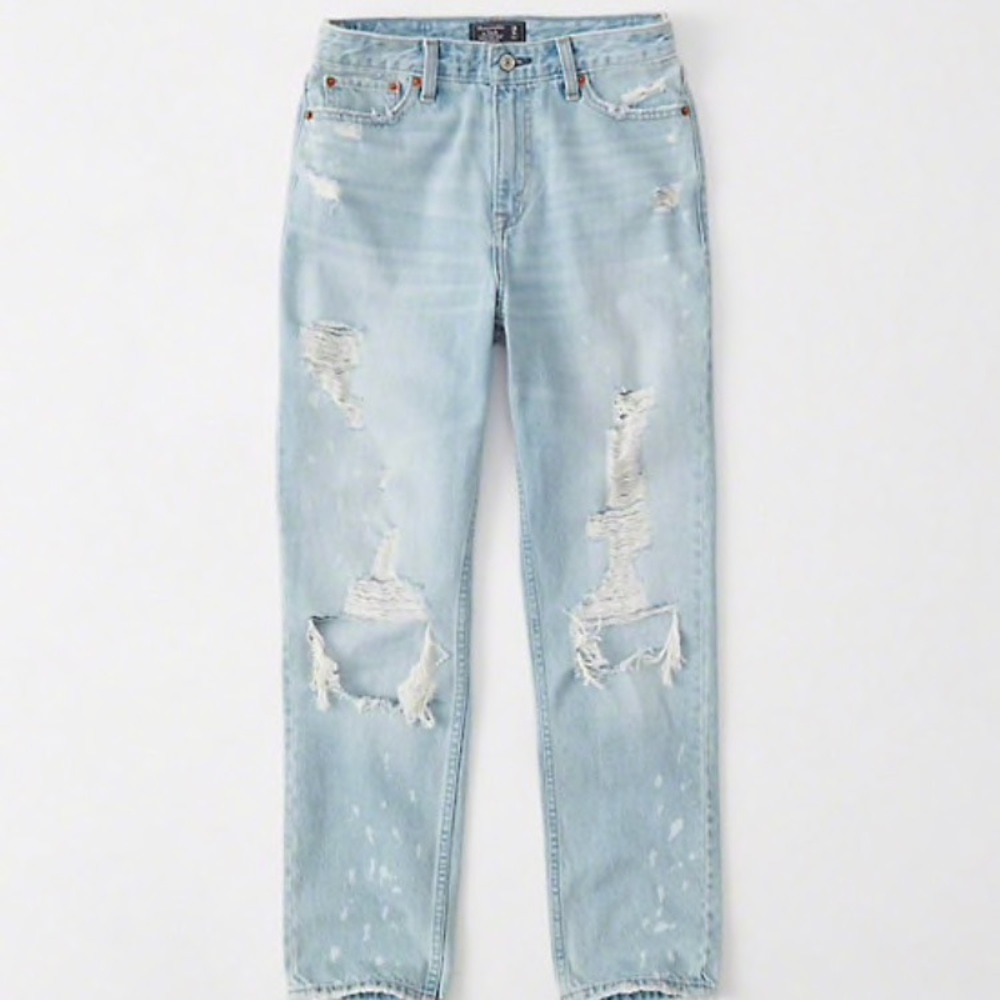 Abercrombie High waisted boyfriend jeans